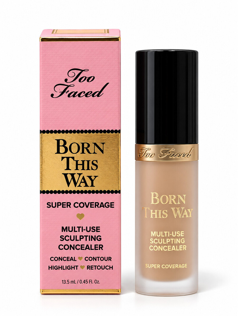 TOO FACED BORN THIS WAY SUPER COVERAGE MULTI-USE SCULPTING CONCEALER CREAM PUFF
